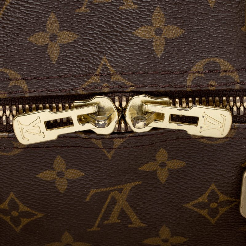 Louis Vuitton Vintage Monogram Canvas Keepall Bandouliere 55 Duffel Bag (SHF-16864) - Image 7
