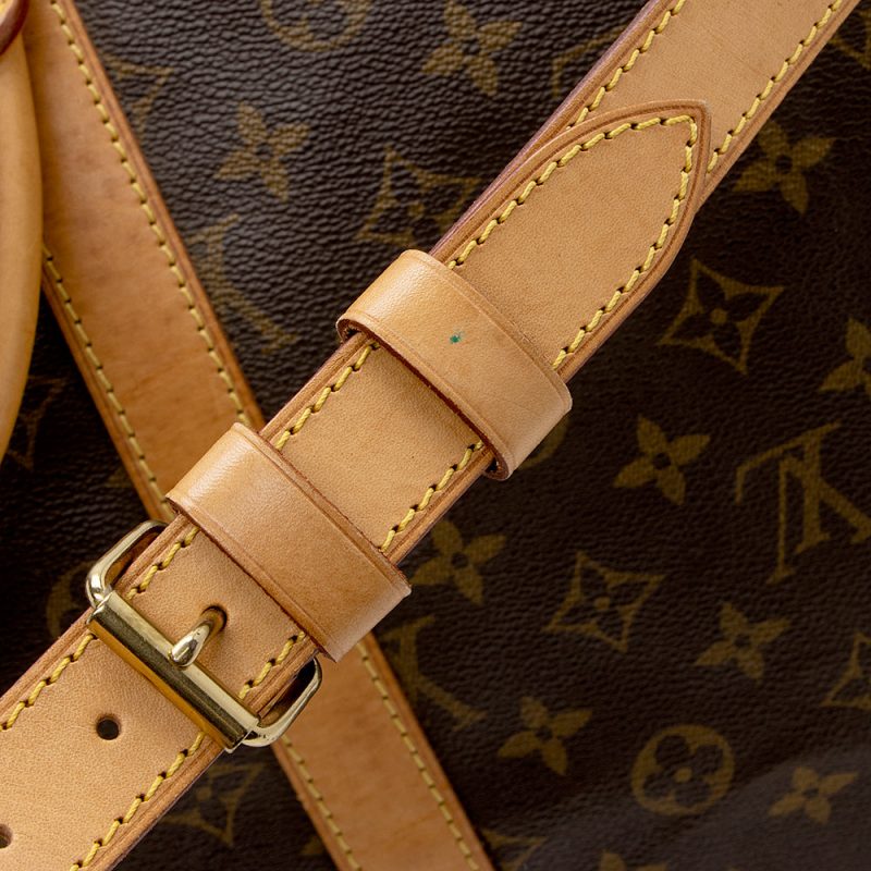 Louis Vuitton Vintage Monogram Canvas Keepall Bandouliere 55 Duffel Bag (SHF-16864) - Image 12