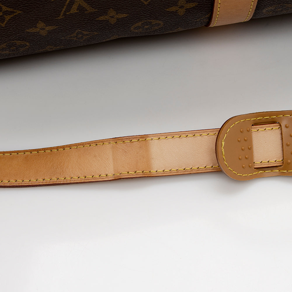 Louis Vuitton Vintage Monogram Canvas Keepall Bandouliere 55 Duffel Bag (SHF-16864) - Image 13