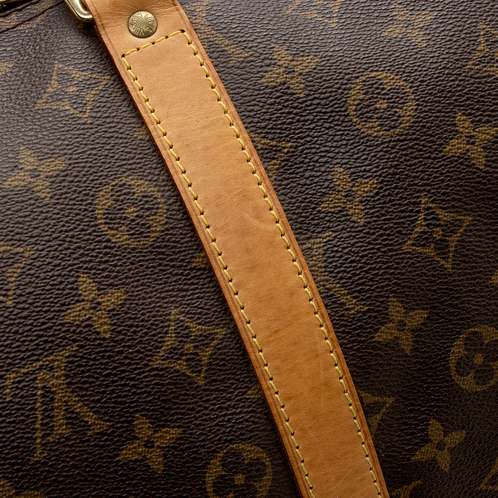 Louis Vuitton Vintage Monogram Canvas Keepall Bandouliere 55 Duffel Bag (SHF-16864) - Image 14