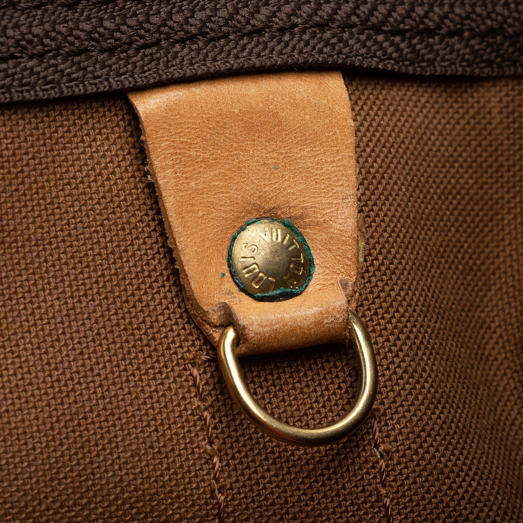 Louis Vuitton Vintage Monogram Canvas Keepall Bandouliere 55 Duffle Bag (SHF-22615) - Image 10