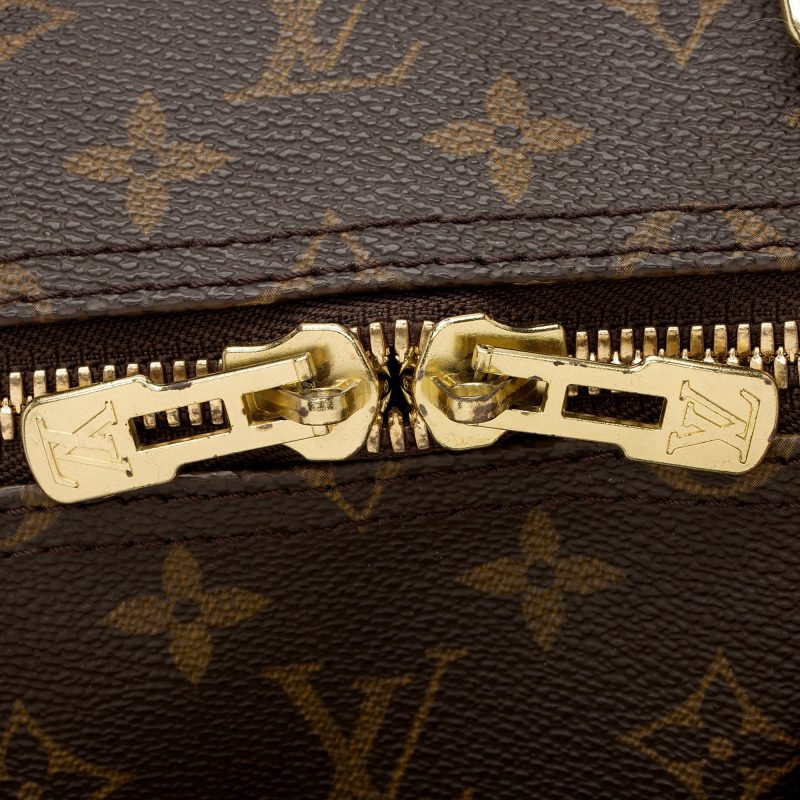 Louis Vuitton Vintage Monogram Canvas Keepall Bandouliere 55 Duffle Bag (SHF-22479) - Image 8
