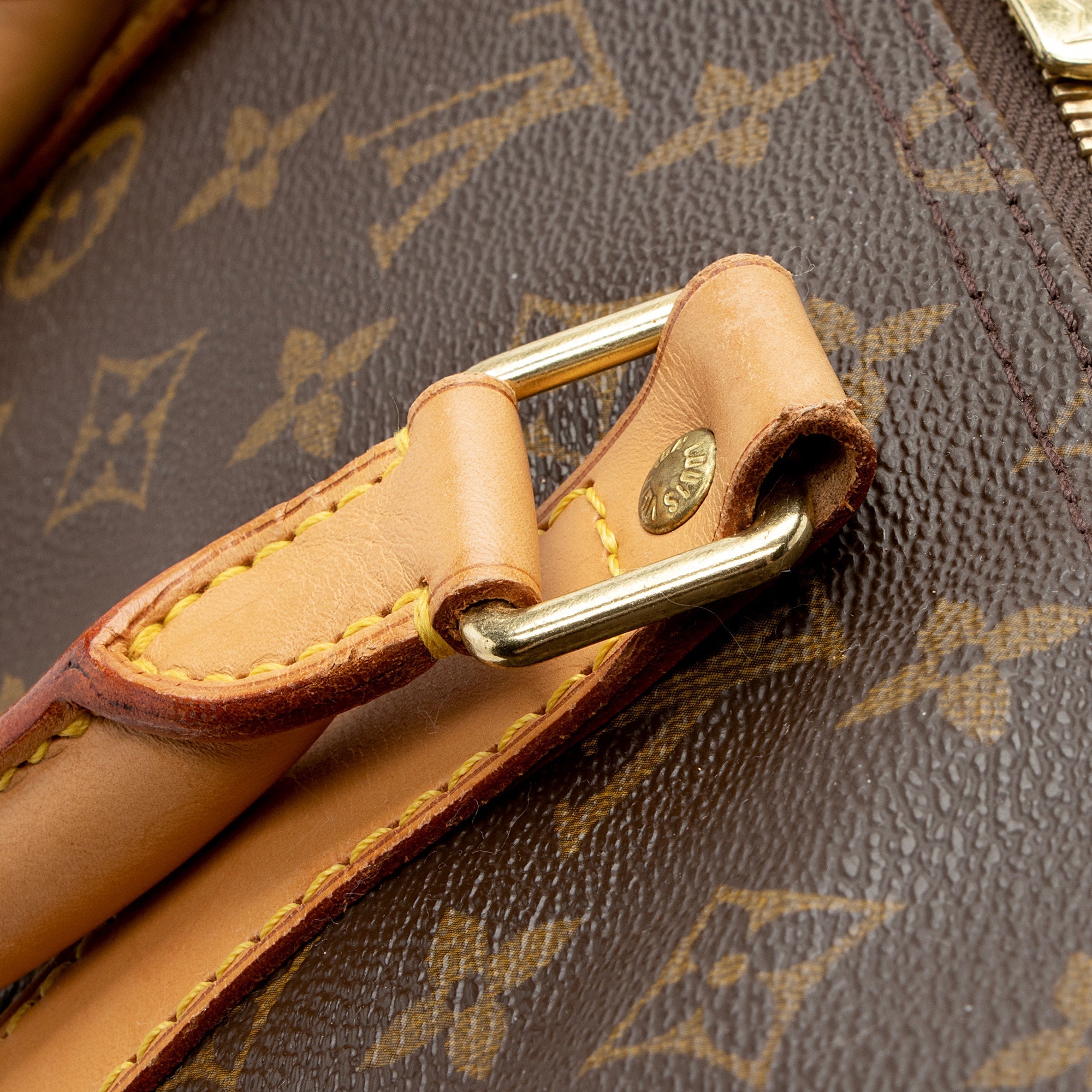 Louis Vuitton Vintage Monogram Canvas Keepall Bandouliere 55 Duffle Bag (SHF-22479) - Image 15