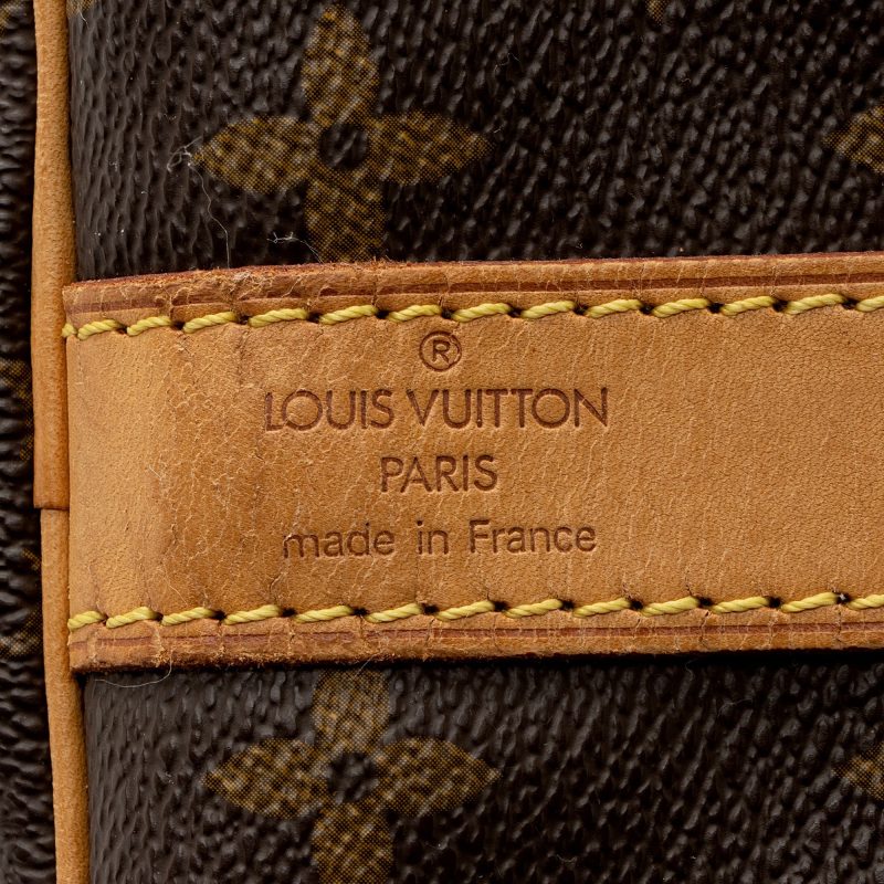 Louis Vuitton Vintage Monogram Canvas Keepall Bandouliere 55 Duffle Bag (SHF-22479) - Image 7