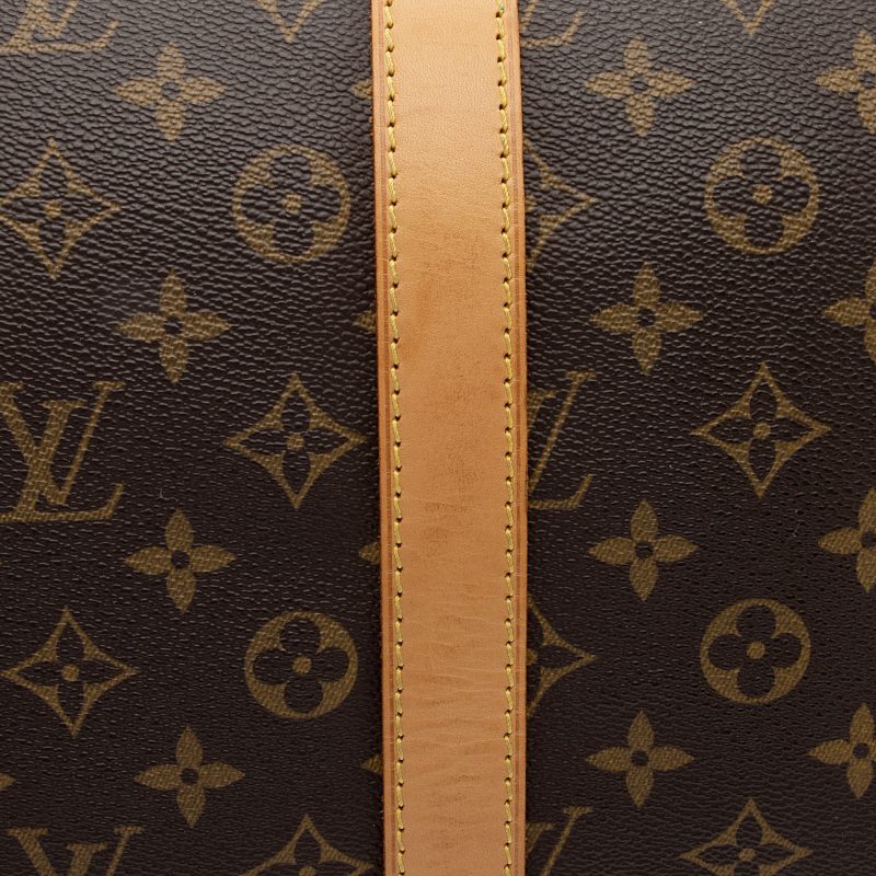 Louis Vuitton Vintage Monogram Canvas Keepall Bandouliere 55 Duffle Bag (SHF-g634Q4) - Image 19