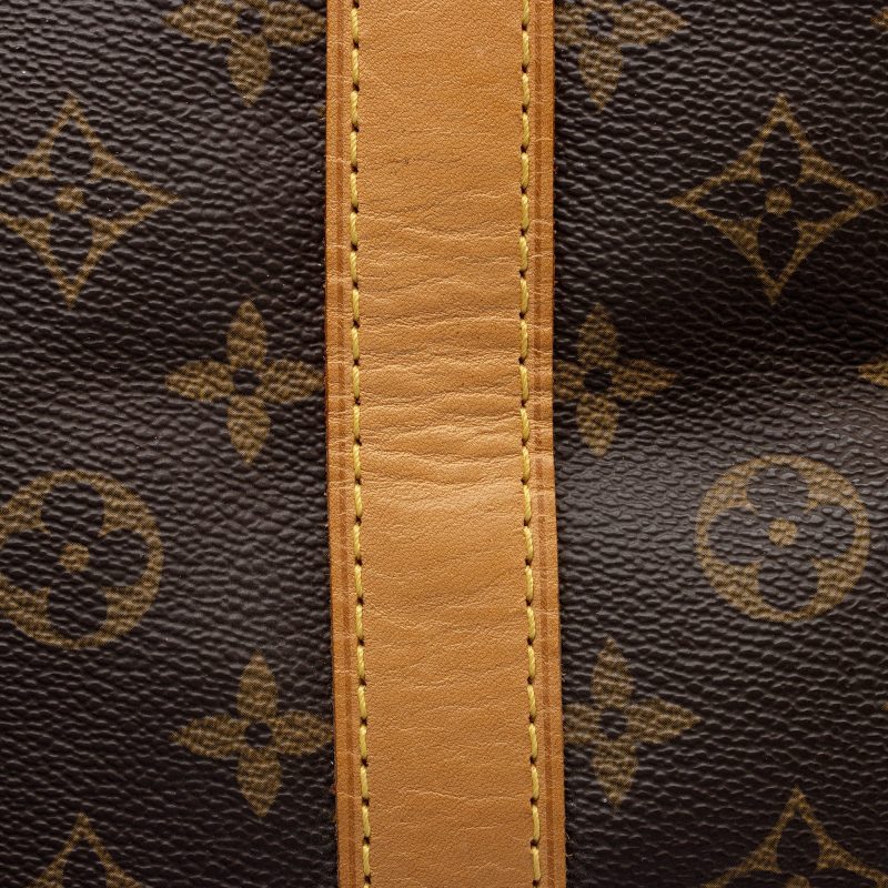 Louis Vuitton Vintage Monogram Canvas Keepall Bandouliere 55 Duffle Bag (SHF-g634Q4) - Image 15