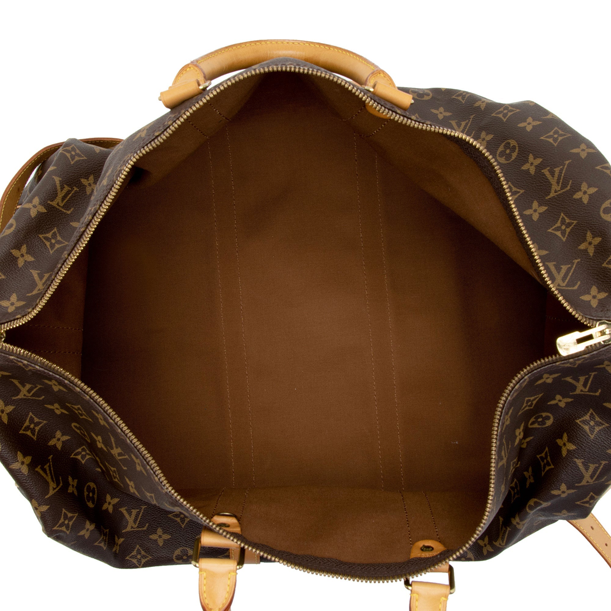 Louis Vuitton Vintage Monogram Canvas Keepall Bandouliere 55 Duffle Bag (SHF-g634Q4) - Image 6