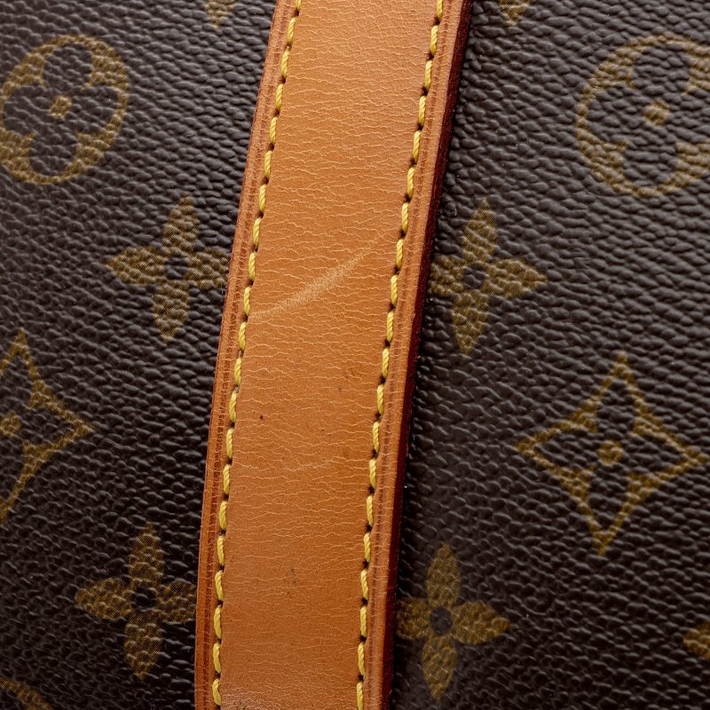 Louis Vuitton Vintage Monogram Canvas Keepall Bandouliere 55 Duffle Bag (SHF-KRqlod) - Image 16