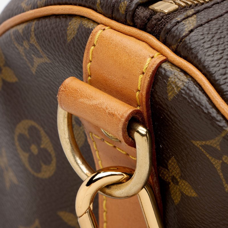 Louis Vuitton Vintage Monogram Canvas Keepall Bandouliere 55 Duffle Bag (SHF-KRqlod) - Image 17