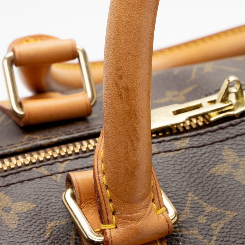 Louis Vuitton Vintage Monogram Canvas Keepall Bandouliere 55 Duffle Bag (SHF-KRqlod) - Image 18