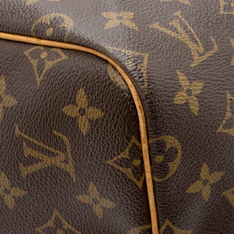 Louis Vuitton Vintage Monogram Canvas Keepall Bandouliere 55 Duffle Bag (SHF-21161) - Image 19