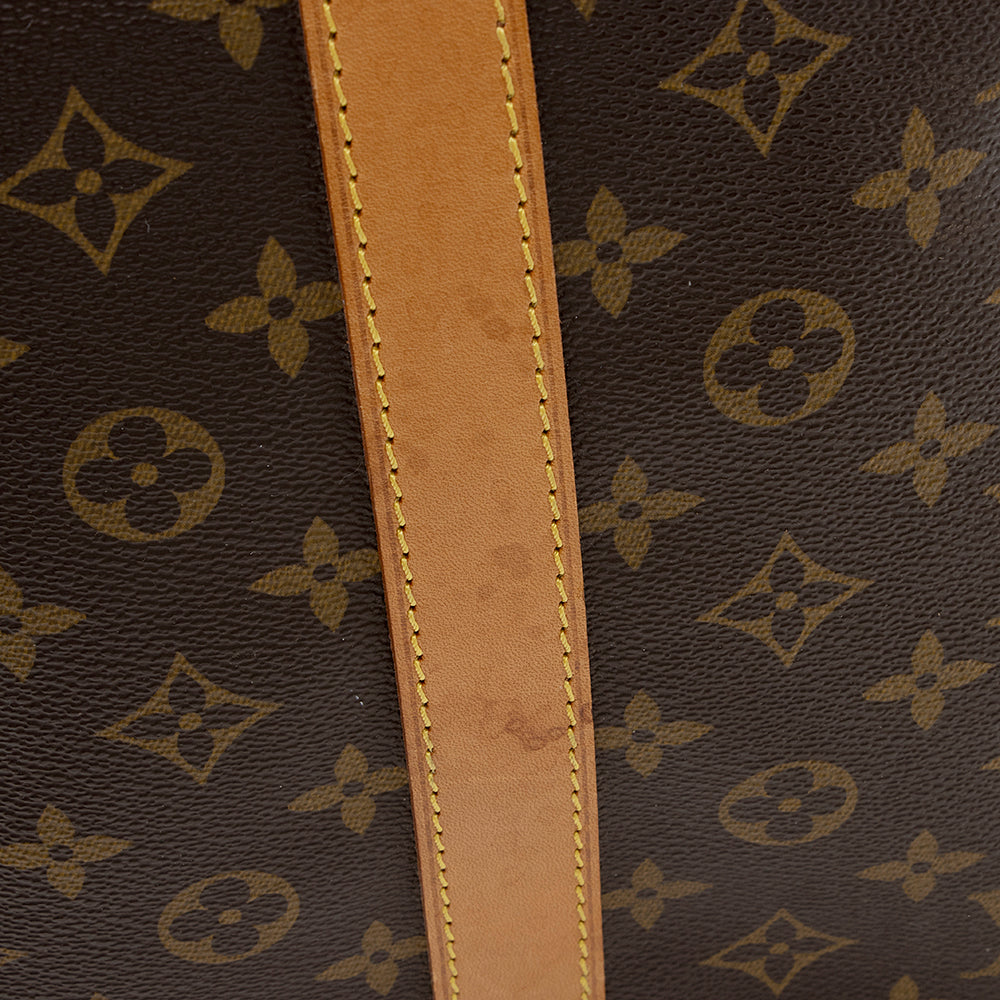 Louis Vuitton Vintage Monogram Canvas Keepall Bandouliere 55 Duffle Bag (SHF-21161) - Image 13