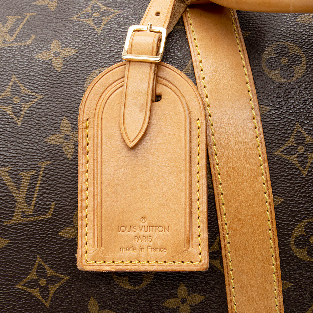 Louis Vuitton Vintage Monogram Canvas Keepall Bandouliere 55 Duffle Bag (SHF-21161) - Image 17