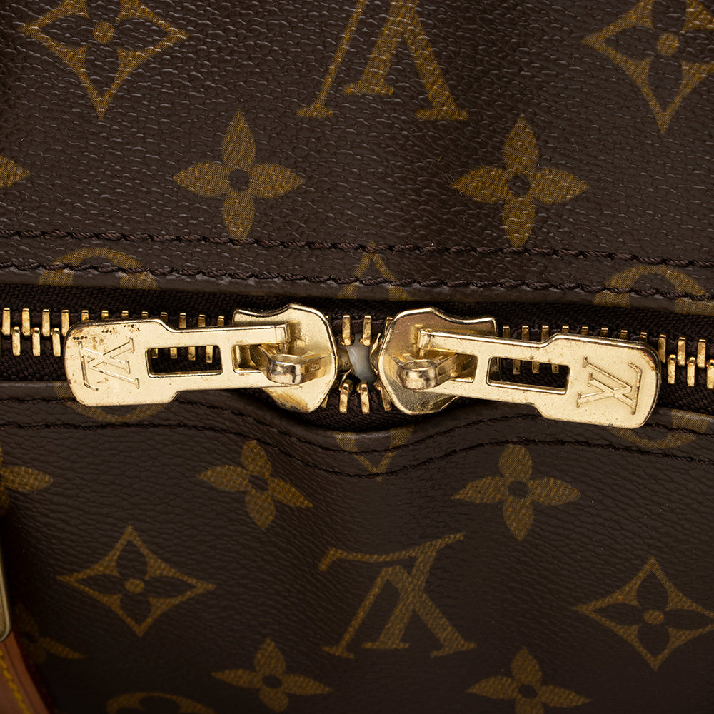Louis Vuitton Vintage Monogram Canvas Keepall Bandouliere 60 Duffel Bag (SHF-16749) - Image 8