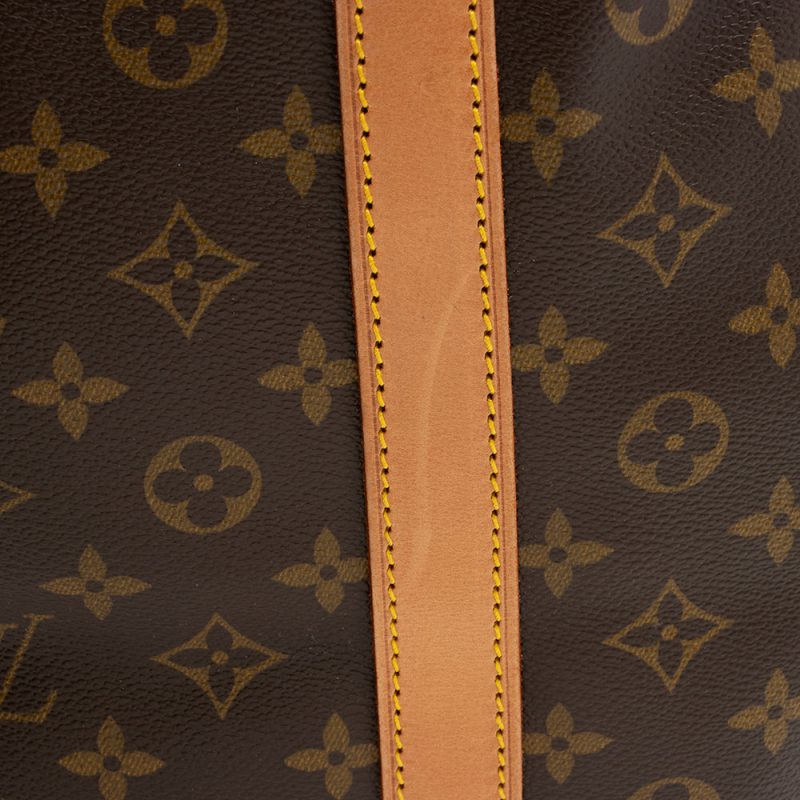Louis Vuitton Vintage Monogram Canvas Keepall Bandouliere 60 Duffel Bag (SHF-16749) - Image 16