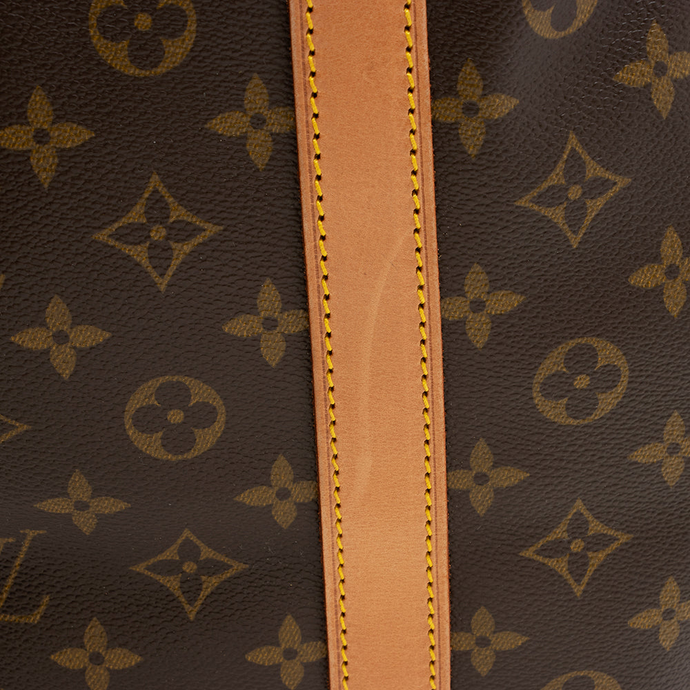 Louis Vuitton Vintage Monogram Canvas Keepall Bandouliere 60 Duffel Bag (SHF-16749) - Image 16
