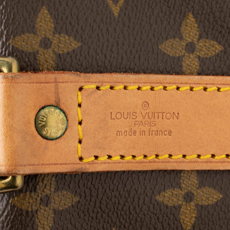 Louis Vuitton Vintage Monogram Canvas Keepall Bandouliere 60 Duffel Bag (SHF-16749) - Image 6