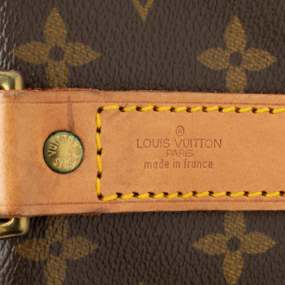 Louis Vuitton Vintage Monogram Canvas Keepall Bandouliere 60 Duffel Bag (SHF-16749) - Image 6