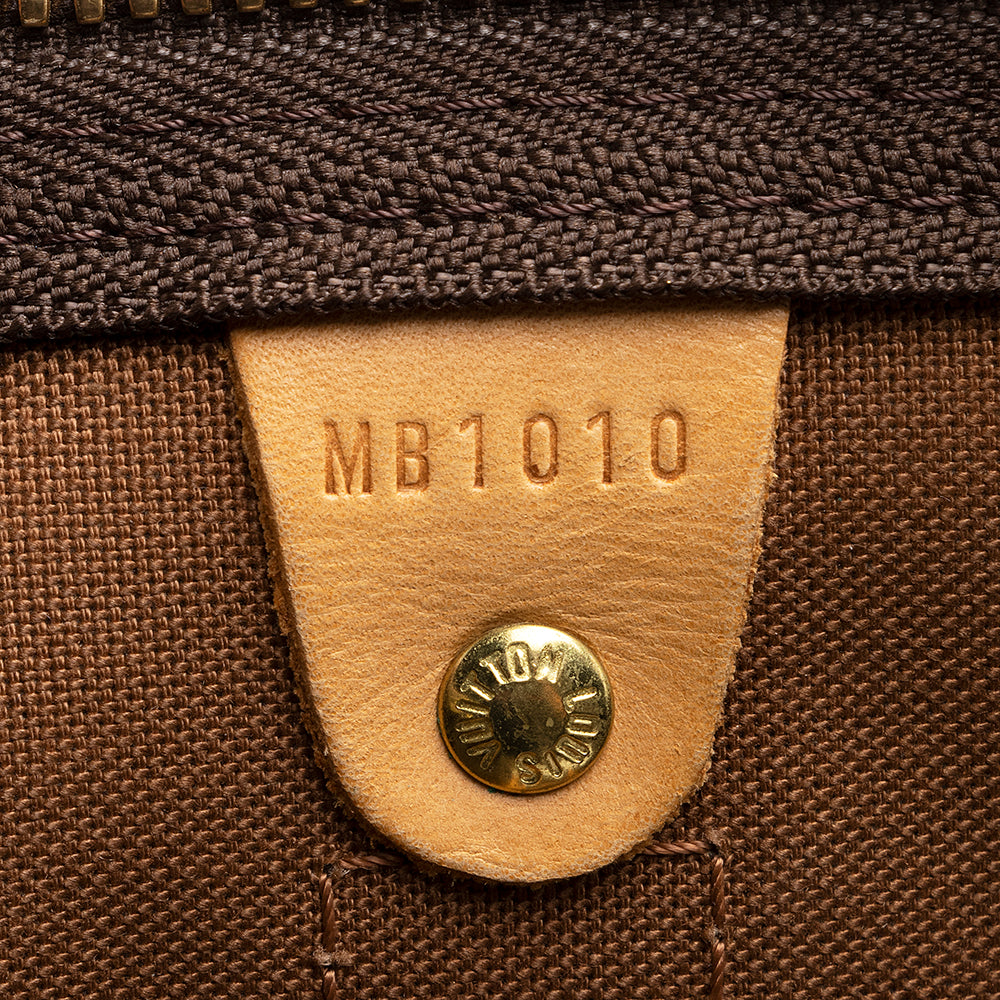 Louis Vuitton Vintage Monogram Canvas Keepall Bandouliere 60 Duffel Bag (SHF-20338) - Image 4