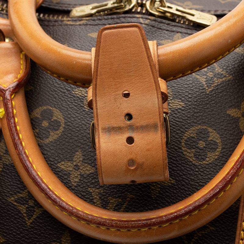 Louis Vuitton Vintage Monogram Canvas Keepall Bandouliere 60 Duffle Bag (SHF-20354) - Image 19