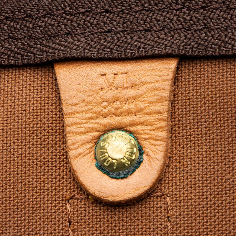 Louis Vuitton Vintage Monogram Canvas Keepall Bandouliere 60 Duffle Bag (SHF-20354) - Image 4