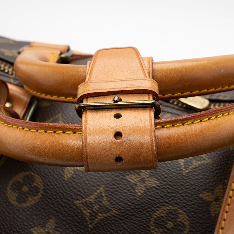 Louis Vuitton Vintage Monogram Canvas Keepall Bandouliere 60 Duffle Bag (SHF-20354) - Image 8