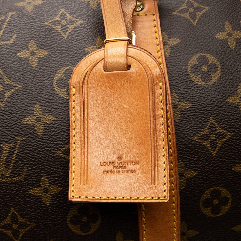 Louis Vuitton Vintage Monogram Canvas Keepall Bandouliere 60 Duffle Bag (SHF-20354) - Image 9