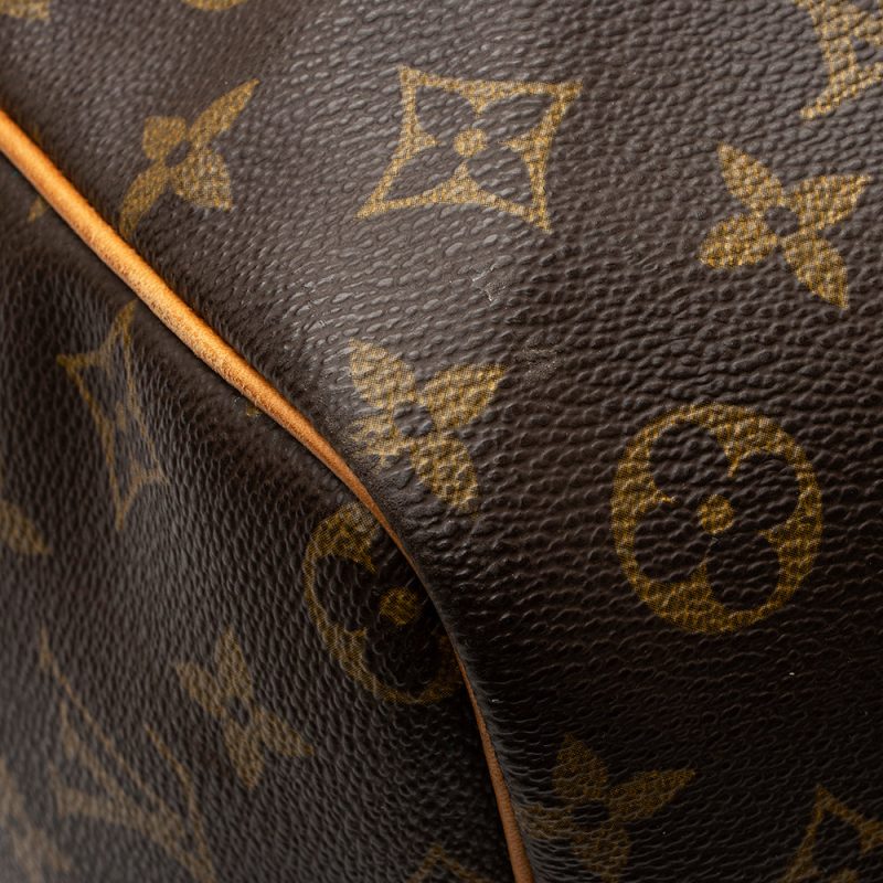 Louis Vuitton Vintage Monogram Canvas Keepall Bandouliere 60 Duffle Bag (SHF-20354) - Image 10