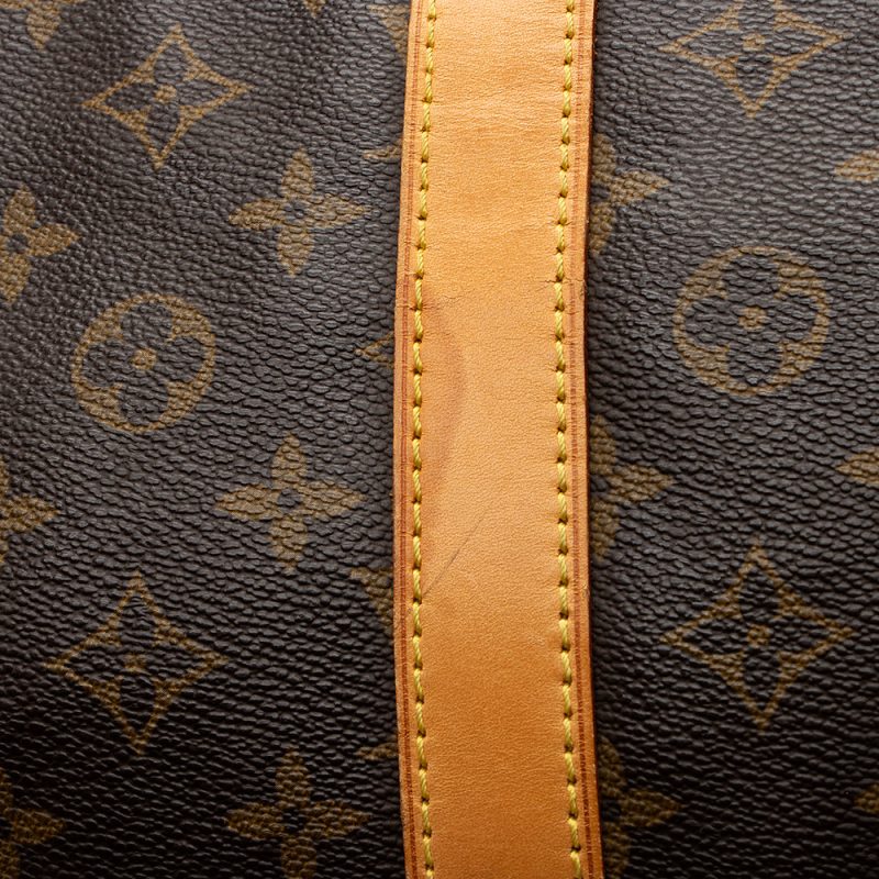 Louis Vuitton Vintage Monogram Canvas Keepall Bandouliere 60 Duffel Bag (SHF-20358) - Image 17