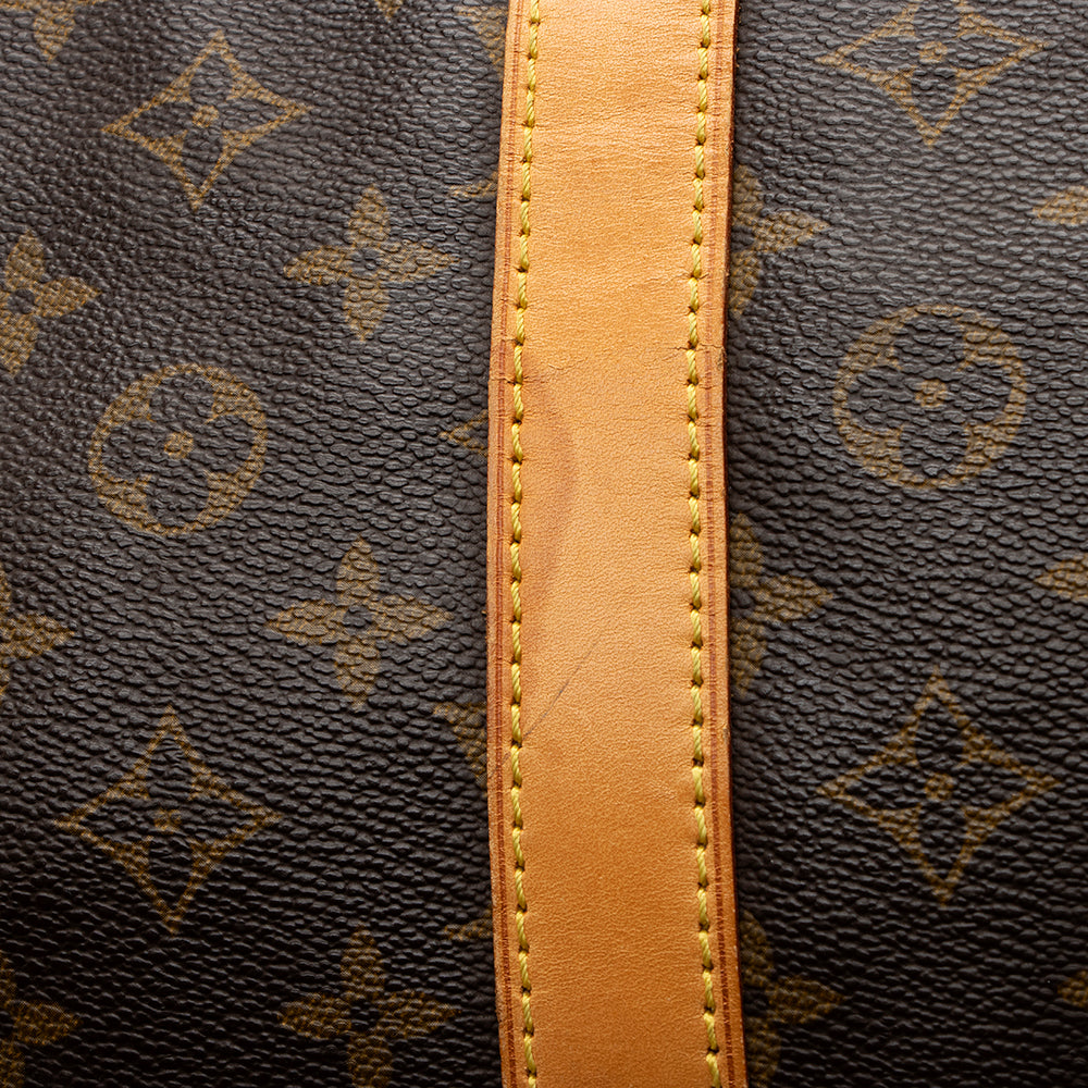 Louis Vuitton Vintage Monogram Canvas Keepall Bandouliere 60 Duffel Bag (SHF-20358) - Image 17