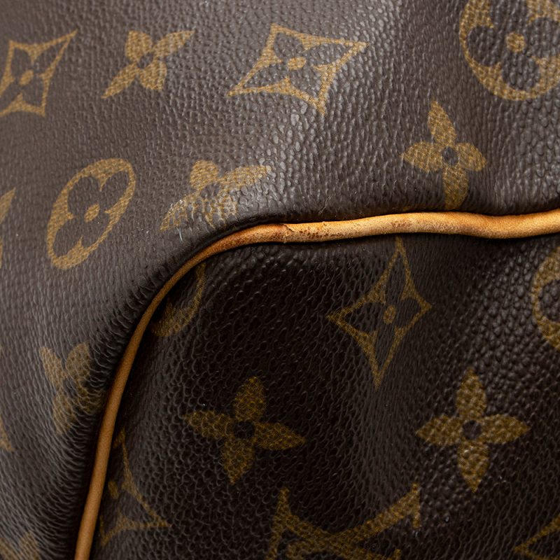 Louis Vuitton Vintage Monogram Canvas Keepall Bandouliere 60 Duffel Bag (SHF-20358) - Image 10
