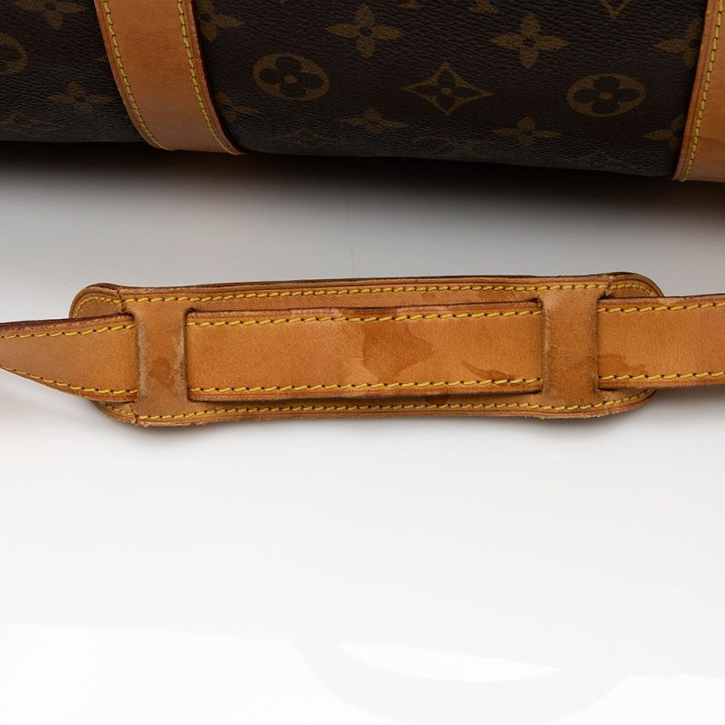 Louis Vuitton Vintage Monogram Canvas Keepall Bandouliere 60 Duffel Bag (SHF-20358) - Image 12