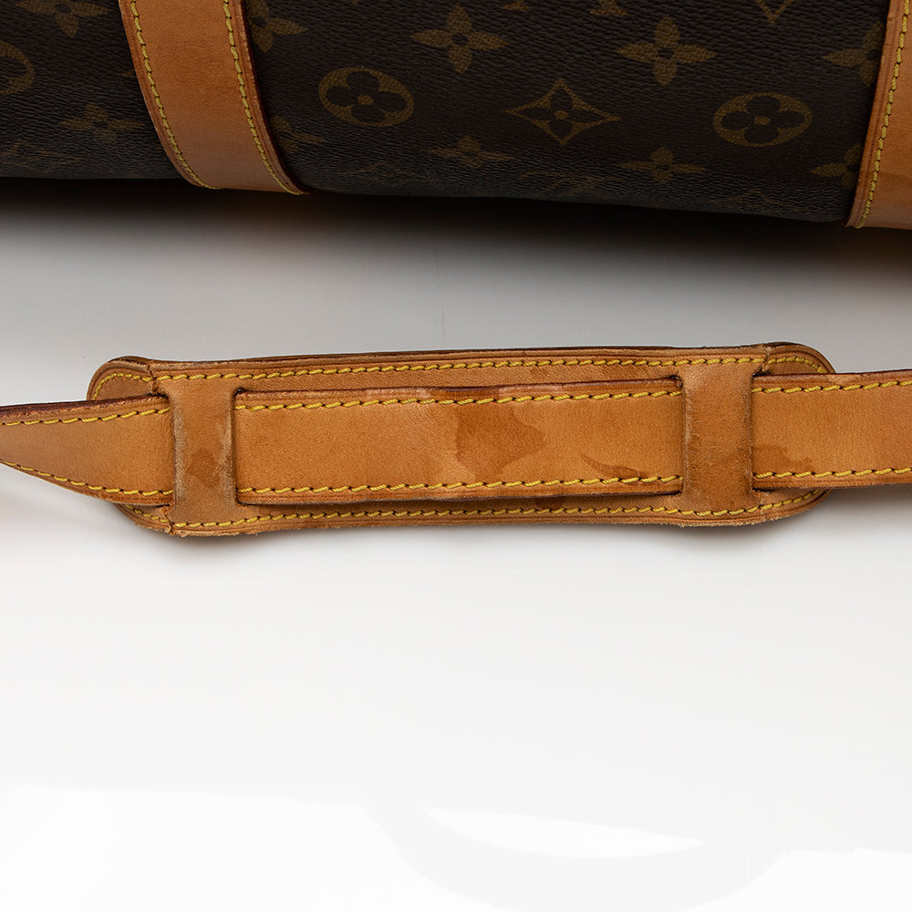 Louis Vuitton Vintage Monogram Canvas Keepall Bandouliere 60 Duffel Bag (SHF-20358) - Image 12