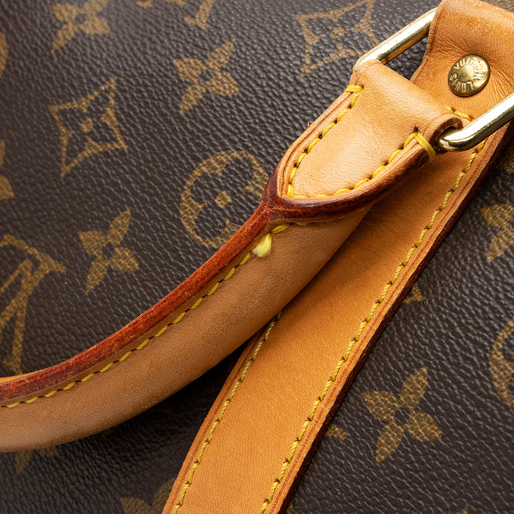 Louis Vuitton Vintage Monogram Canvas Keepall Bandouliere 60 Duffel Bag (SHF-20358) - Image 14