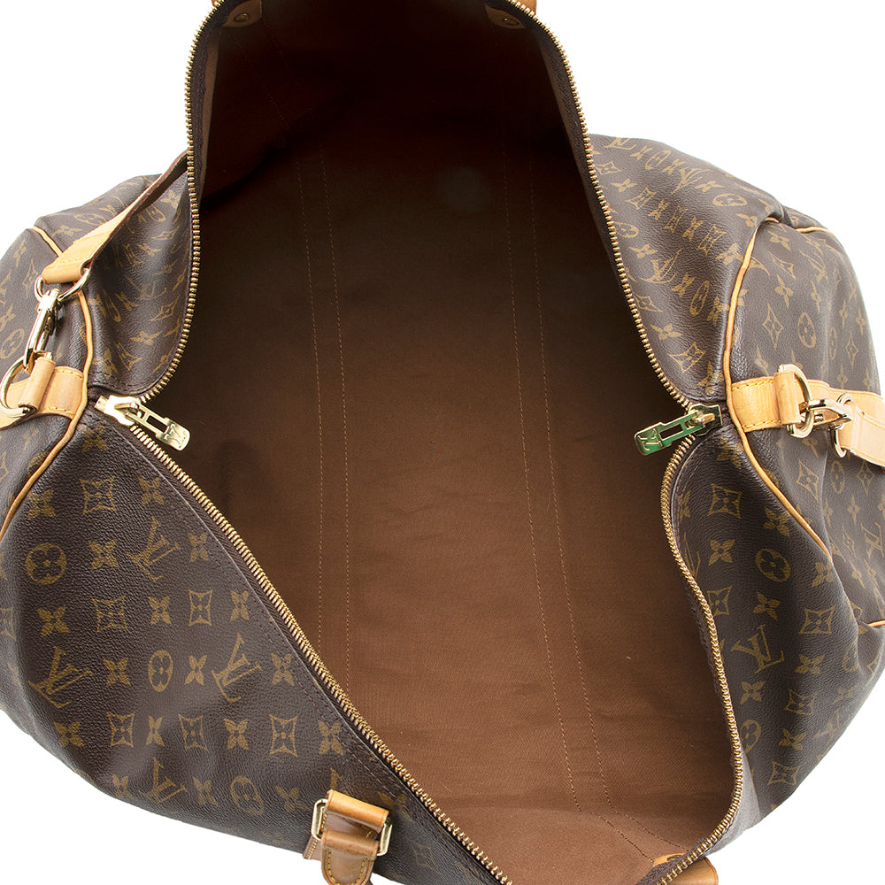 Louis Vuitton Vintage Monogram Canvas Keepall Bandouliere 60 Duffel Bag (SHF-20358) - Image 5