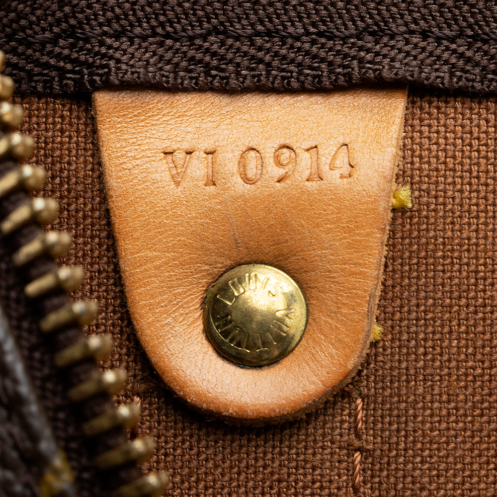 Louis Vuitton Vintage Monogram Canvas Keepall Bandouliere 60 Duffle Bag (SHF-21212) - Image 4