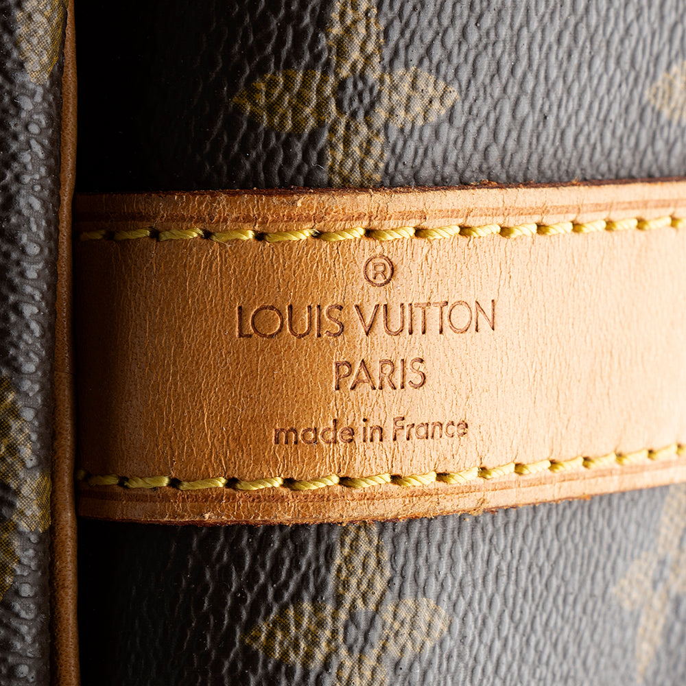 Louis Vuitton Vintage Monogram Canvas Keepall Bandouliere 60 Duffle Bag (SHF-21212) - Image 6