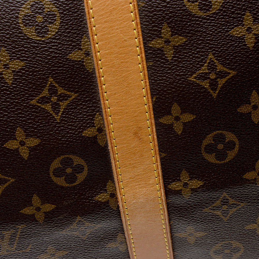 Louis Vuitton Vintage Monogram Canvas Keepall Bandouliere 60 Duffel Bag (SHF-21276) - Image 18