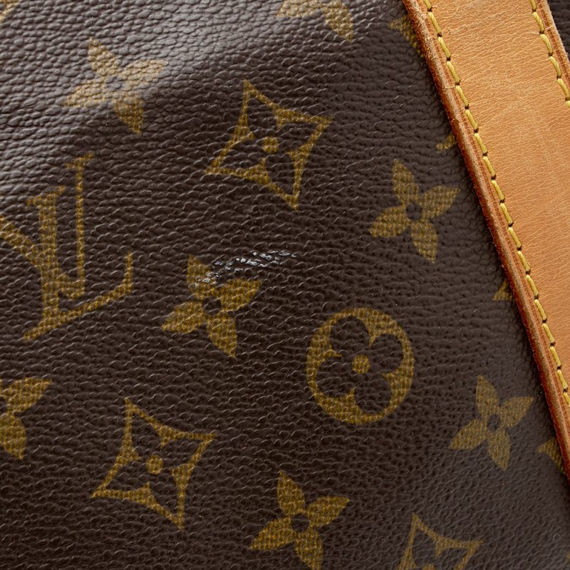 Louis Vuitton Vintage Monogram Canvas Keepall Bandouliere 60 Duffel Bag (SHF-21276) - Image 12
