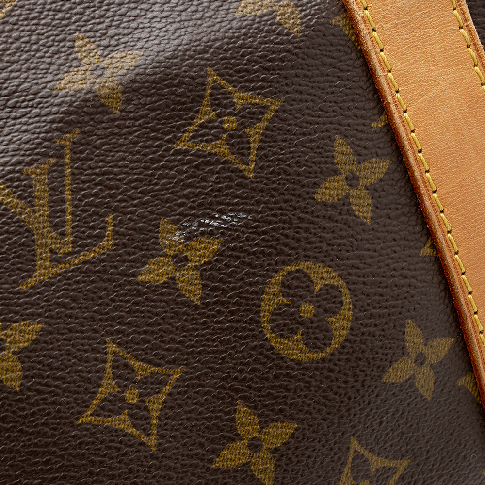 Louis Vuitton Vintage Monogram Canvas Keepall Bandouliere 60 Duffel Bag (SHF-21276) - Image 12