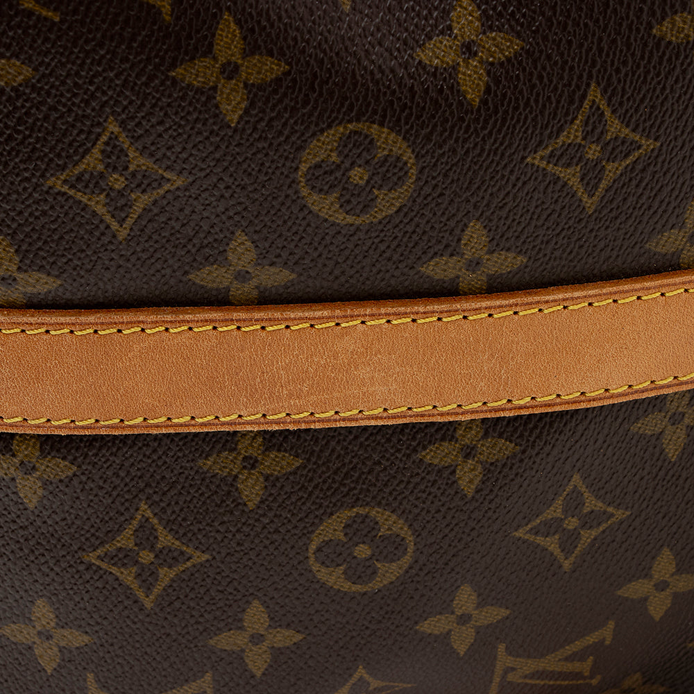 Louis Vuitton Vintage Monogram Canvas Keepall Bandouliere 60 Duffel Bag (SHF-21276) - Image 13