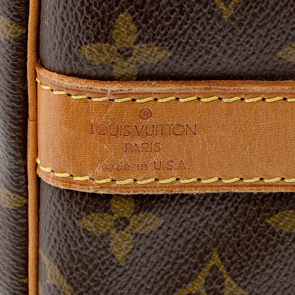 Louis Vuitton Vintage Monogram Canvas Keepall Bandouliere 60 Duffel Bag (SHF-21276) - Image 6