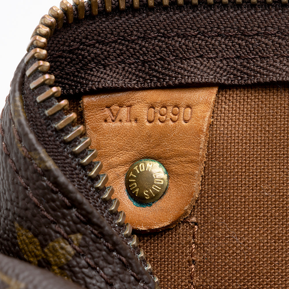 Louis Vuitton Vintage Monogram Canvas Keepall Bandouliere 60 Duffel Bag (SHF-21625) - Image 5