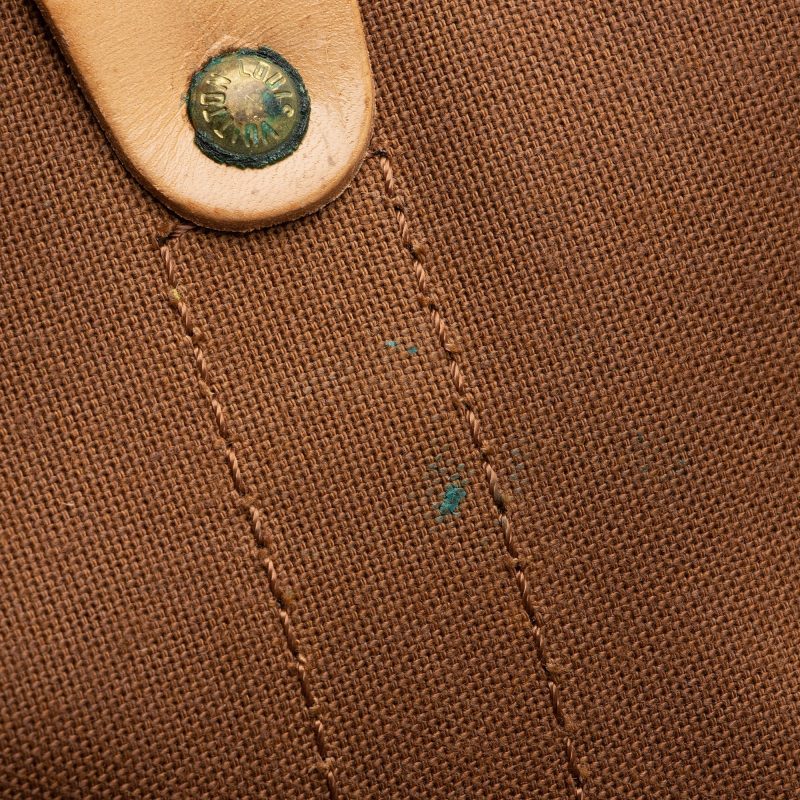 Louis Vuitton Vintage Monogram Canvas Keepall Bandouliere 60 Duffle Bag (SHF-05Mljd) - Image 10