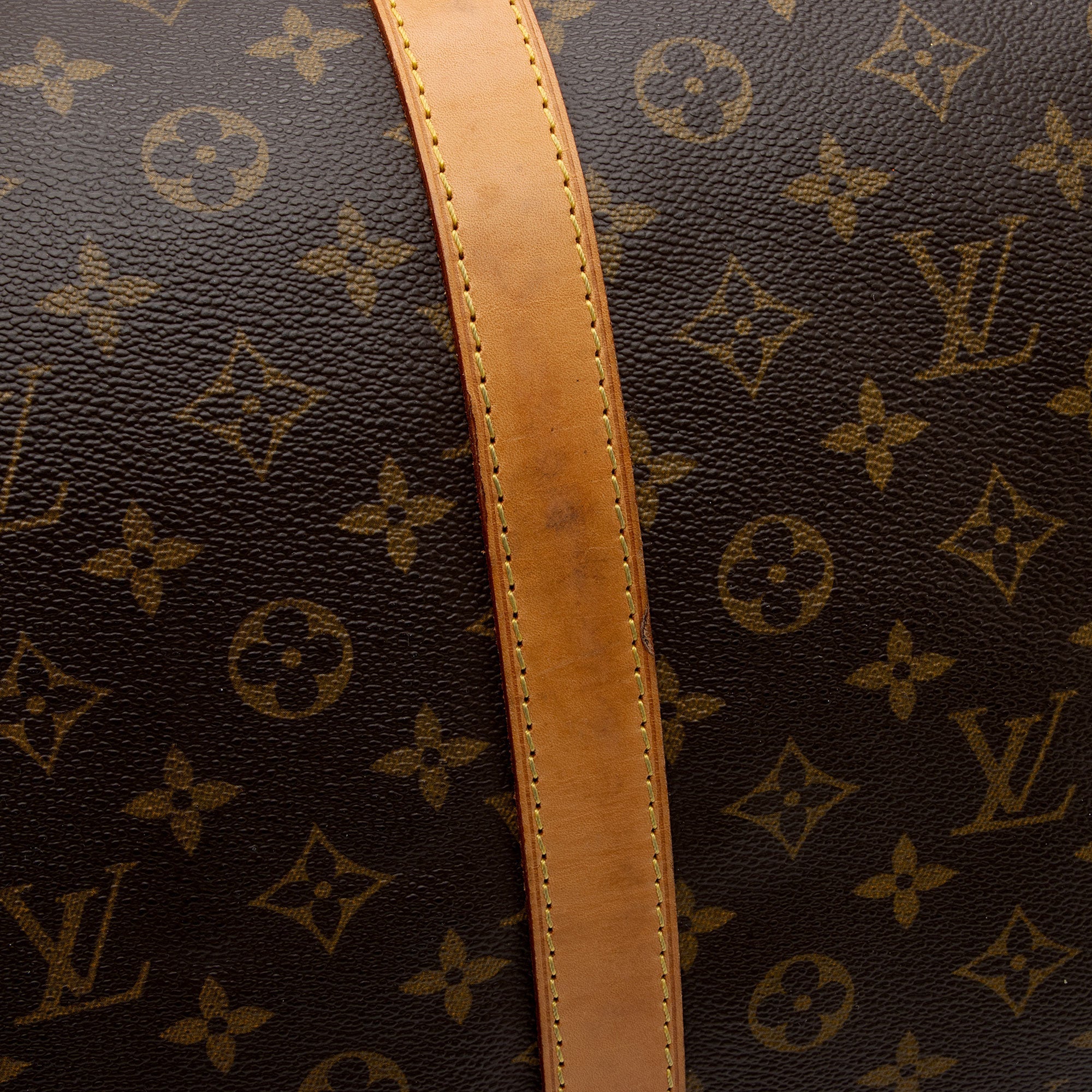 Louis Vuitton Vintage Monogram Canvas Keepall Bandouliere 60 Duffle Bag (SHF-N7uWMn) - Image 18