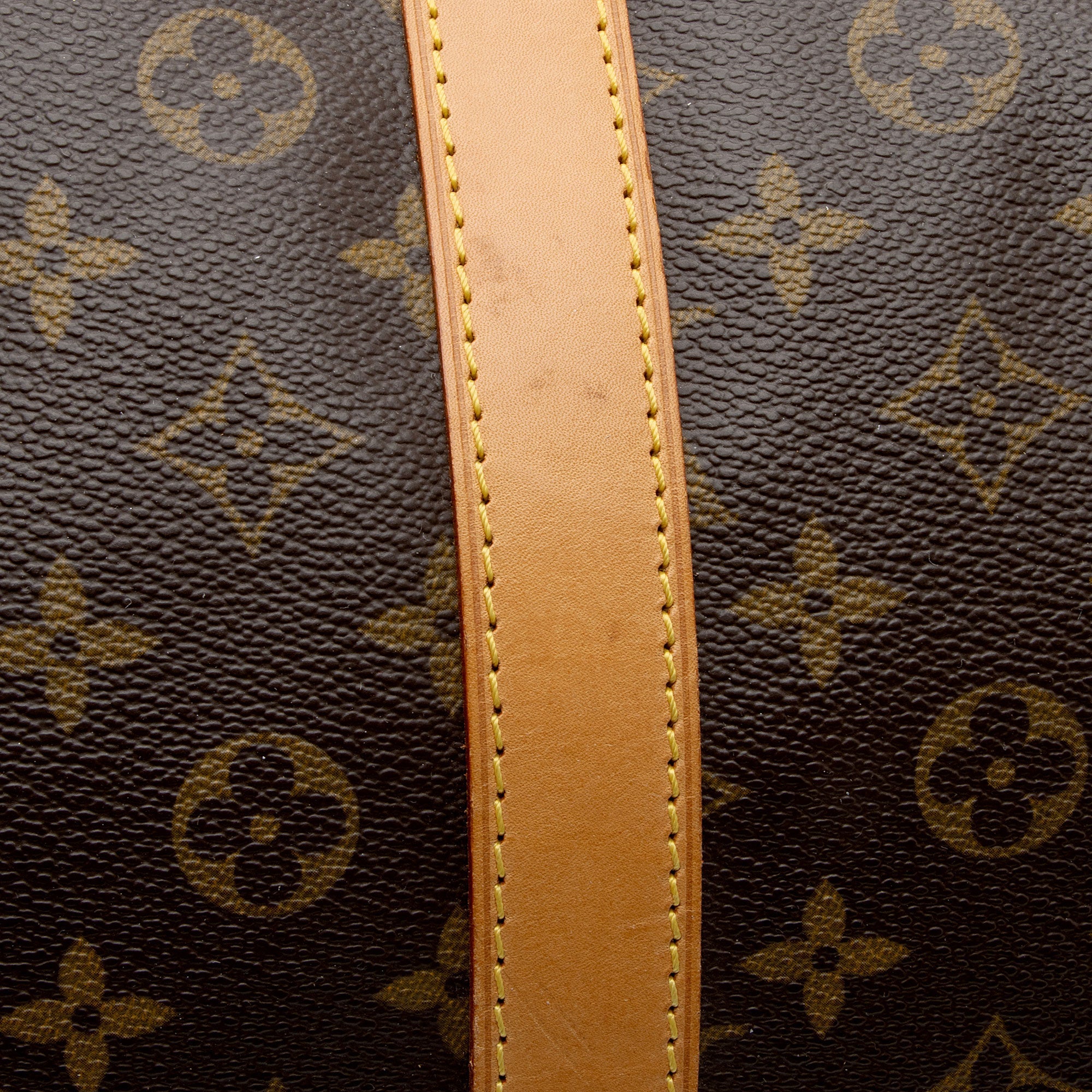 Louis Vuitton Vintage Monogram Canvas Keepall Bandouliere 60 Duffle Bag (SHF-N7uWMn) - Image 15