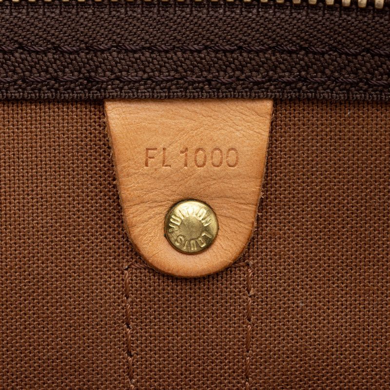 Louis Vuitton Vintage Monogram Canvas Keepall Bandouliere 60 Duffle Bag (SHF-1obcrO) - Image 5