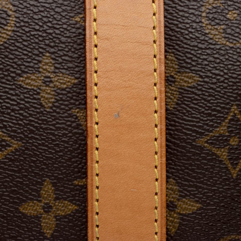 Louis Vuitton Vintage Monogram Canvas Keepall Bandouliere 60 Duffle Bag (SHF-1obcrO) - Image 18