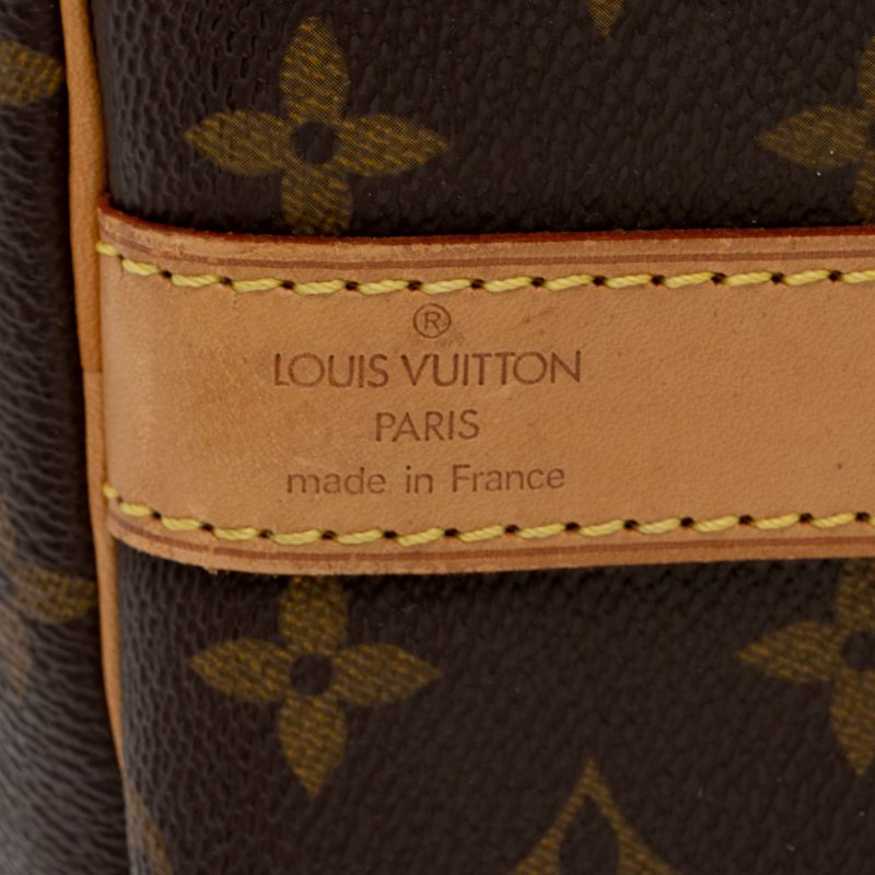 Louis Vuitton Vintage Monogram Canvas Keepall Bandouliere 60 Duffle Bag (SHF-1obcrO) - Image 7