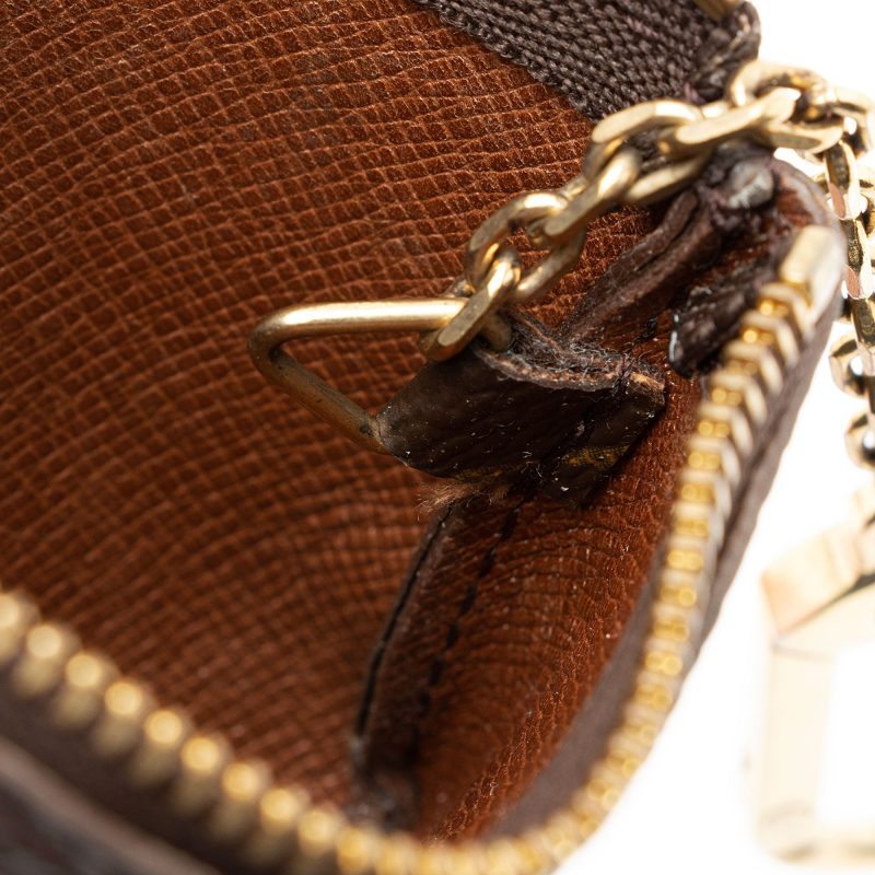 Louis Vuitton Vintage Monogram Canvas Key Pouch (SHF-OnAhFA) - Image 8